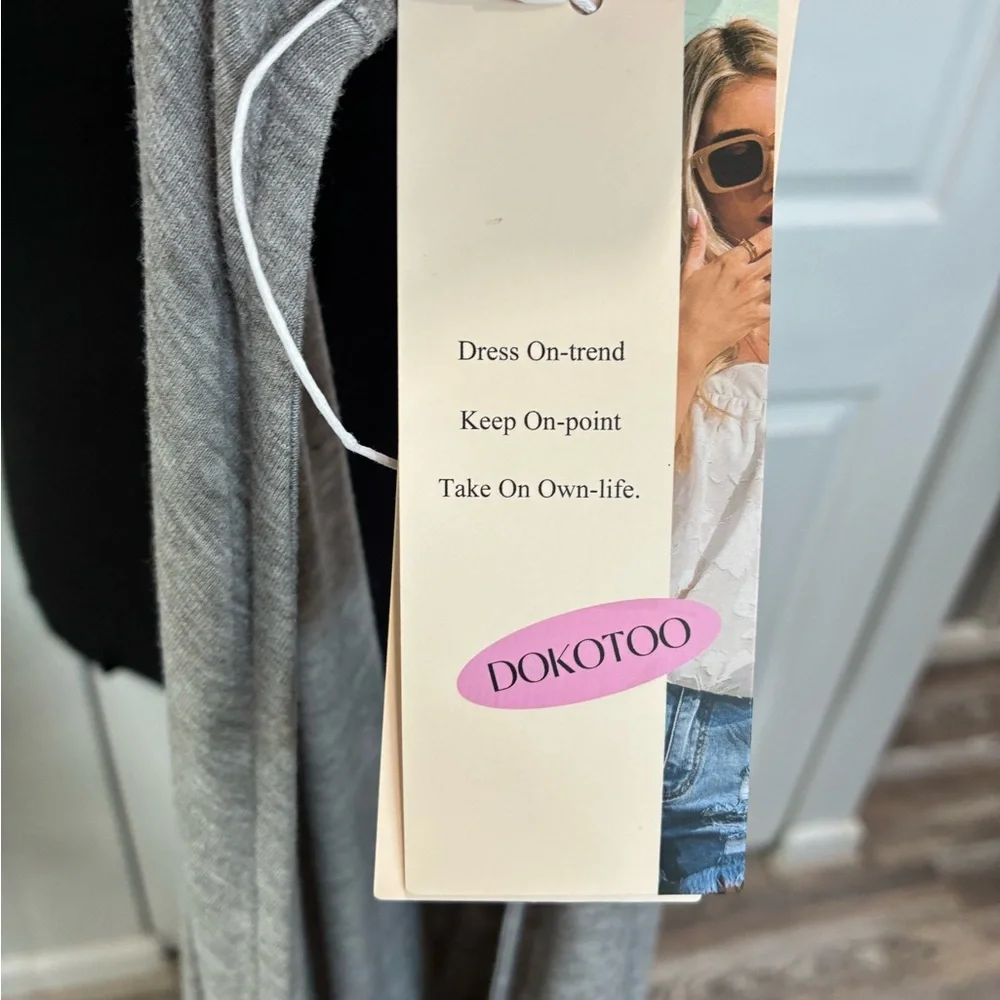 Dokotoo Gray Sleeveless Jumpsuit - Picture 5 of 5